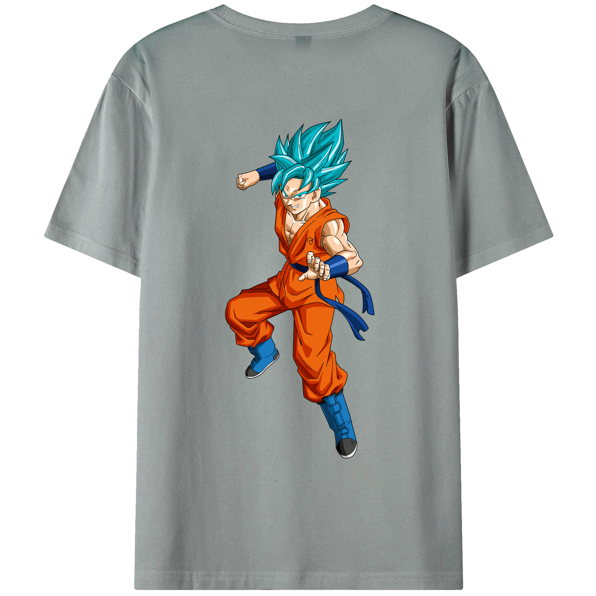 （画像用） ドラゴンボール ベジット DRAGON BALL Vegetto 綿100％ メンズ半袖Tシャツ（バックプリント） 通気性